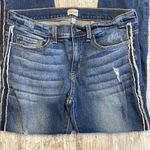 Sneak Peek Distress Raw Edge Mid Rise Ankle Jeans Size 11 Photo 1