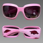 NWT Arkansas Razorbacks Pink Sunglasses Black Photo 0
