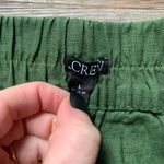 J.Crew 100% Linen Green Shorts L Photo 1