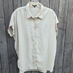 Quince  Beige Button-Down Shirt Photo 2