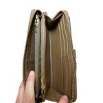 Coach  Multifunction Wallet Large Brown Leather C Print Monogram Removable Insert Photo 10