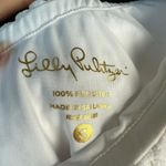 Lilly Pulitzer  Top Matteo One Shoulder Lace Resort Sea Urchin White Sz Sm Photo 3