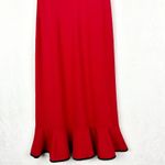 EXPRESS  Vintage Y2K Babydoll Midi Dress Size Small 3/4 Red ALT Gilmore Girls Photo 3