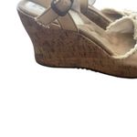 Mudd Y2k Women's Size 9.5 M Cream Bow Coquette Boho 3.5 Wedge Sandals Photo 3