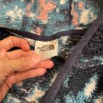 The North Face Womens Fleece Hoodie Pullover caPrint Navy Pink Blue campshire Photo 9