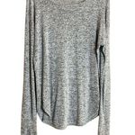 Athleta  Tunic Length Gray/Black Sweater With Thumbholes Photo 0