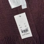 Pacific&Co NY &  maroon fringed winter scarf Photo 2
