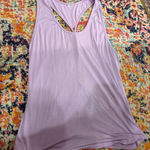 Lavender Sleeveless Tank Top Purple Photo 0