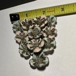 True Vintage Single Dress Clip Flowers Please Read Photo 5