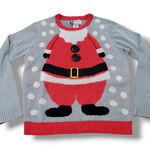 Great Christmas Sweater Size XL Santa Claus Ugly Christmas Sweater Knit Sweater Unisex Sweater Multiple Photo 0