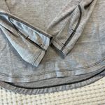 Elevate Women's Small Quarter Zip Thumb Holes Long Sleeve Grey Athletic Shirt Photo 4