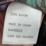 Cynthia Rowley Maxi Skirt Women's Large Black Multi Floral Smocked Button Front Photo 8