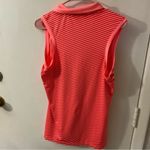 Nike  Precision Print Sleeveless Golf Polo Shirt Lava Glow/Max Orange M Dopamine Photo 1
