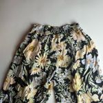 Billabong Floral Pants Flowy Wide Leg with Slit Photo 4