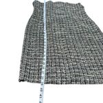 Saks 5th Avenue Black Saks Fifth Avenue Womens Dress Vegan Leather Black White Beige Tweed Sz 10 Photo 8