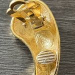 Givenchy Vintage  Gold Hammered Clip Earrings Photo 3