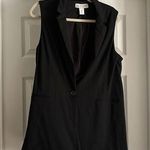 Rachel Zoe  Black Long Line Vest Photo 0