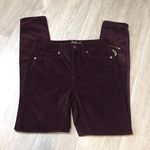 Universal Threads NWOT Purple Burgundy Velvet Skinny Jeans Pants New Photo 0