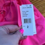 Julia Jordan Off The Shoulder Jumpsuit With Skirt Overlay Neon Pink Size 2 Photo 5