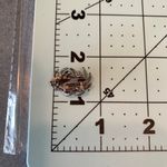 Vintage Dark Gray/Silver Spiky Textured Clip Photo 4