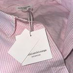 BeachLunchLounge NWT   Stripe Oversize Shirt Color: Pink Chic Photo 6