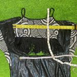 Vintage Y2K Disco Festival Retro Bell Bottoms Fringe Western Costume Set‎ Black Size undefined Photo 2