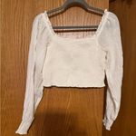 Aerie  white long sleeve crop top NWT Photo 2