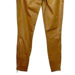 L'Agence Womens Sabine Dark Khaki Coated Skinny Mid Rise Jeans Size 26 Photo 6