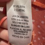 Sage The Label  Orange & White Polka Dot Wide Leg Sleeveless Jumpsuit Size Medium Photo 6