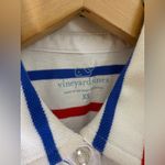 Vineyard Vines  Polo Knit Striped Dress Red/White/Blue Patriotic XS Photo 3