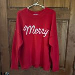 CeCe Red 'Merry' Christmas Sweater! Women’s size medium! Photo 1