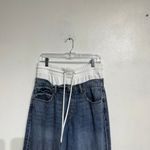 REWASH  Blue Pullon Double Waist Drawstring Wide Leg Jeans Sz 29 Photo 2