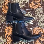 CARVELA SPIRE LEATHER BLOCK HEEL ANKLE BOOT WITH BALL CHAIN STUD Sz 6.5… Black Photo 14