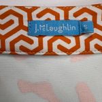 J. McLaughlin Blythe Faux Wrap Dress Leopard Greek Key Turquoise Orange Size S Photo 1