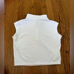Mono B Cropped Sleeveless Athletic Wear Tank Top Size Small in White Photo 1