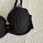 Chantelle  Norah Chic Plunge T Shirt Bra Black Lace Underwire Lined 36DDD Photo 2