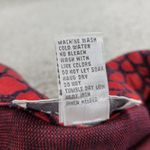 Vintage Rafael Sport Jacket Womens M Red Black Printed Zip Up High Neck Pockets Red Size M Photo 14