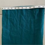 Urban Outfitters Teal Green Linen Blend Strapless Peplum Wide Leg Jumpsuit Small Photo 8