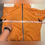 Nike  Womens Vintage Y2K Full Zip Orange Windbreaker Size Medium 8-10 Lightweight Photo 3