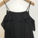Vava by Joy Han Sexy Black Ruffle top  M cold shoulder Photo 5