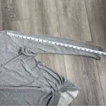 Philosophy Heather Gray Long Sleeve Top with twist hem detail XS Photo 6
