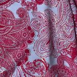 IMAN boho paisley gem colored pink with metallic detail pull on palazzo pant Size M Photo 1