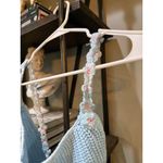 Agua Bendita Albany Crochet Top Sally Blue Womens Size Medium Photo 6