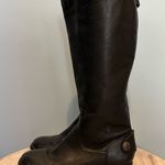 Arturo Chiang  black leather zip up buckle riding boots size 6 Photo 0