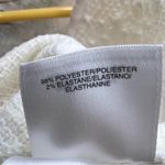 Kasper Size Large Ivory Textured Sequin Sleeveless Jewel Neck Tank Top Photo 8