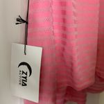 Zyia  NWT Pink Striped Women's Tank Top Photo 4
