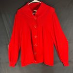Requirements  Vibrant Red Women's Cardigan Sweater Photo 2