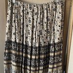 White Stag  Khaki Floral maxi boho style Skirt large Photo 8