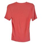 American Giant Coral Ribbed Short Sleeve Crewneck T Photo 1