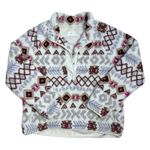 Lou & grey LOFT Fair Isle Cozy Up Sherpa Jacket Womens M Photo 0